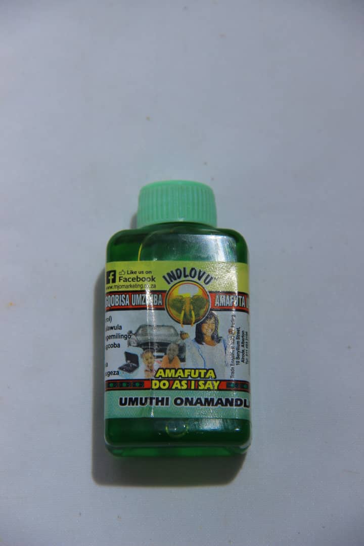 Traditional Amafutha Cleansing Oil #265 - Authentic Traditional South African Remedy